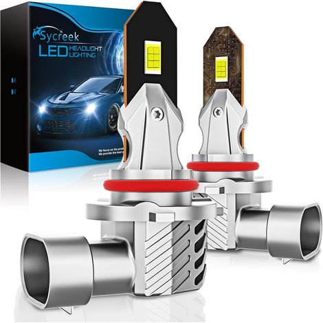 HB3 9005 LED Bulbs 6500K Canbus Fanless Plug (1/5)