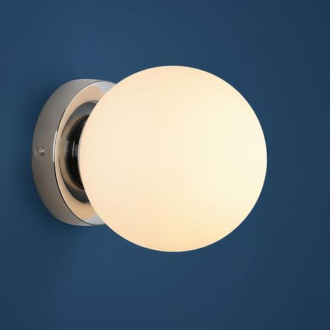 Aplique LED de pared Barcelona, bola de cristal AVA - E27 - IP44 (1/5)