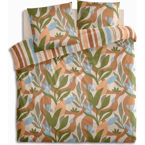 Set da letto ludia 220x240 cm marrone - Atmosphera créateur d'intérieur (1/5)