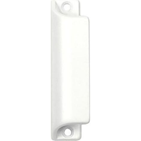CSPARKV 90x20mm de porte de balcon pour balcon et terrasse Poignée de tirage pour balcon Poignée de balcon à tirer résistante aux intempéries Vis en aluminium blanc (1/5)