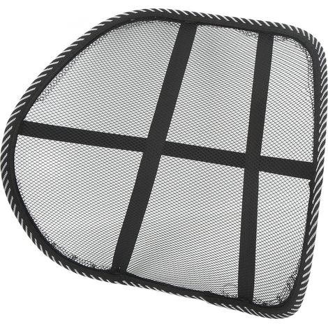 (Exklusiv für Südostasien) Auto-Rückenlehnenkissen, Auto-Massagekissen, Lendenwirbelstütze, für Zuhause und Auto geeignet, Lendenwirbelstütze aus Eisseide, 40 x 36 cm, Auto-Innenausstattung (1/5)