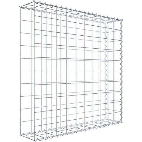 Gabiondeco - Gabion - Element de prolongation en longueur 100 cm x 100 cm x 20 cm (L x H x P). maille 10 x 10 cm. Spirale. Avert.: il manque une grille - Made in Germany (1/5)