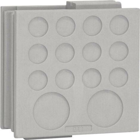 Passe-câbles Icotek DT 1 41500 Ø max. des bornes 12.2 mm Elastomère gris 1 pc(s) (1/2)