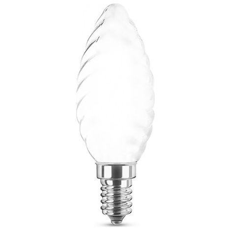 LAMPADINA LED TORCIGLIONE E14 6W 4000K 806LM OPALE