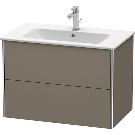 Mueble bajo lavabo XSQUARE 560x810x478mm franela gris satinado (1/3)