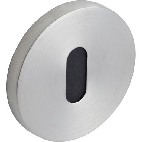 Vachette Ovalis Rosetten Edelstahl Durchmesser 53 mm