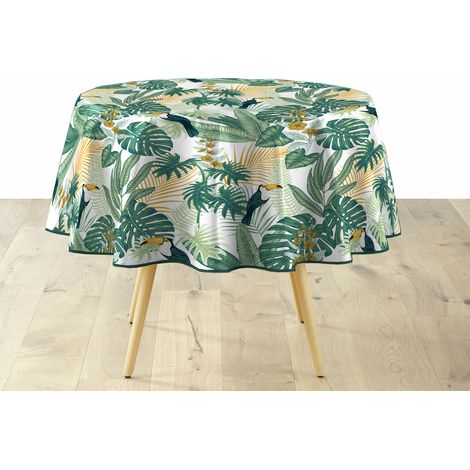 Nappe Ronde Ø160 cm – PVC Imperméable – Facile d’Entretien - GUYANA (1/3)