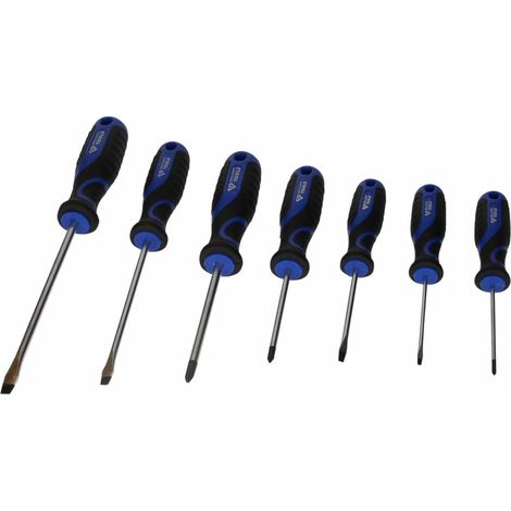 BRILLIANT TOOLS  Destornilladores, juego  de 7  piezas, ranura  PH -  BT033007 (1/5)