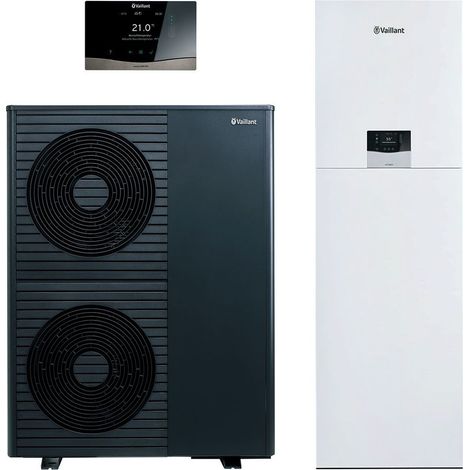 Vaillant aroTHERM plus Wärmepumpen-Paket 4.3216 R290, 5,74kW bei A7/W35, 400V, mit uniTOWER plus, 190L Speicher
