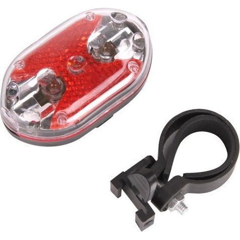 Trade Shop - 9 LED Fahrrad Light Flashing Hinter 7 Modell Helligkeit Sport Belt - (1/5)