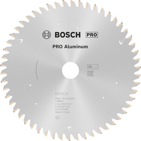 Bosch Accessories 2608837763 Lame de scie circulaire 165 x 20 mm Nombre de dents: 54 1 pc(s) (1/10)