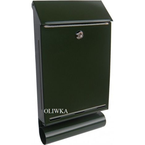 CASSETTA POSTALE CON TUBO A-4T OLIVA - SKL A4T 496