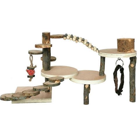 Échelle détachable pour hamster, un jouet idéal pour divertir et stimuler votre animal de compagnie énergique. (1/4)