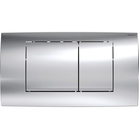 GEBERIT - TWINLINE 30 PLACCA 2 PULSANTI CROMO 115.899.KH.1 (1/7)