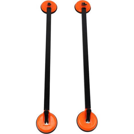 Eosnow Barres transversales de toit de voiture de 36.22 pouces, 2 pièces, Tube carré en acier, support à ventouse, porte-bagages universel pour véhicules (1/5)