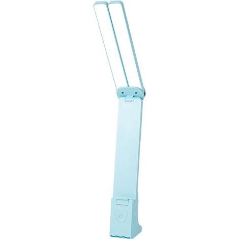 Lampe de Bureau LED Double Tête pour Enfants - Bleue, Maison Bureau, Lampe Portable Compacte, Grand Éclairage, Rechargeable Sans Fil (1/2)
