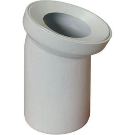 Raccord De Sortie Wc - Coude À 22 ° - Diamètre 110 Mm - Pour Installation Sanitaire (1/2)