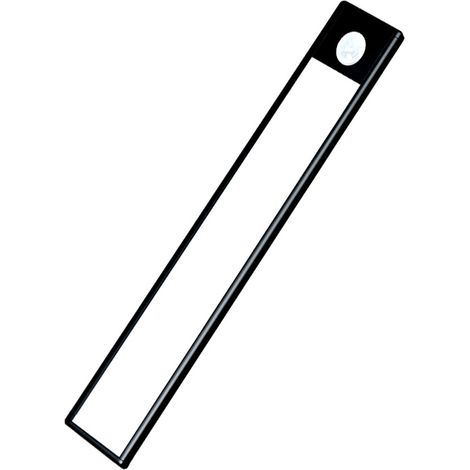 Sensore armadietto striscia LED 23cm, interruttore luce senza fili porte aperte, bianca sottile (1/4)