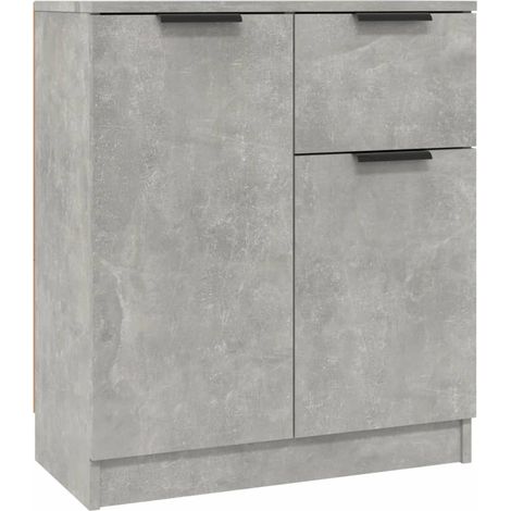 Maison Exclusive - Credenza Grigio Cemento 60x30x70 cm in Legno Multistrato
