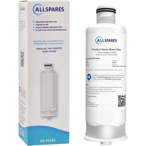 Filtro dell'acqua adatto per Samsung DA97-17376B / HAF-QIN/EXP