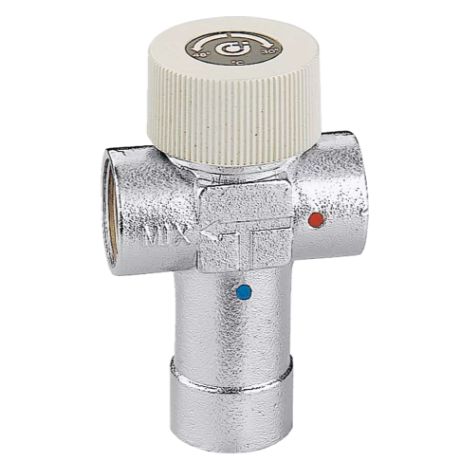 Einstellbarer Thermostatmischer 1/2", Temperaturregelung 30-48 °C Caleffi 520430 1/2" - 30-48 °C