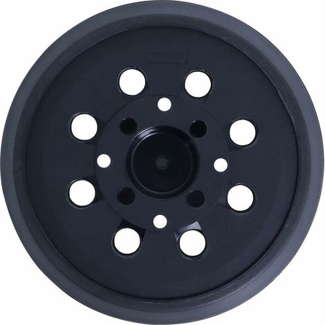 Plateau de ponçage de 125 mm avec fermeture Velcro, compatible avec la ponceuse excentrique Bosch PEX 300/400 AE. (1/5)