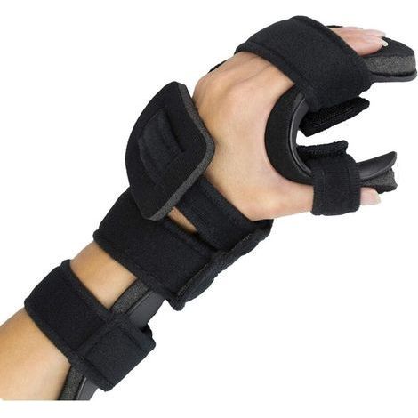 Attelle de main pour AVC - Attelle de main souple de repos pour les contractures en flexion (1/3)