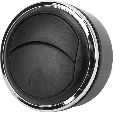 Sortie de climatisation ronde ABS chromé noir universel pour camping-car bateau bus voiture, déflecteur d'air réglable (1/5)