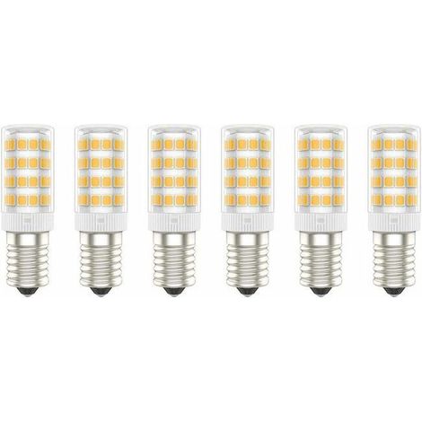 Ampoules LED E14, Blanc Chaud (3000K), Sans Scintillement, Non Dimmable, 300 Lumens, IRC80, Pack de 6 - (Blanc Chaud, 5W) [Classe énergétique A+] (1/2)