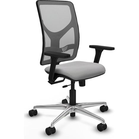 Silla piqueras y crespo Motilla gris aluminio cómoda (1/2)