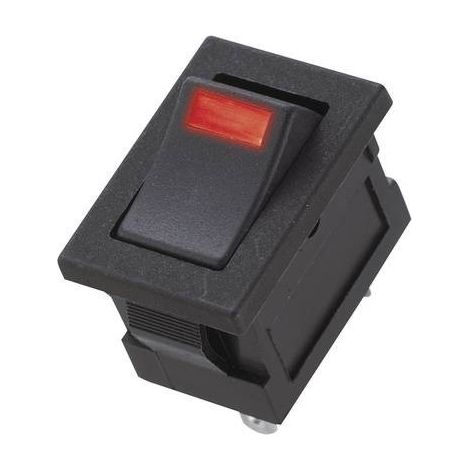 Miyama DS-850-K-F1-LR Interruttore a bilanciere 250 V/AC 3 A 1 x Off / On Permanente 1 pz.
