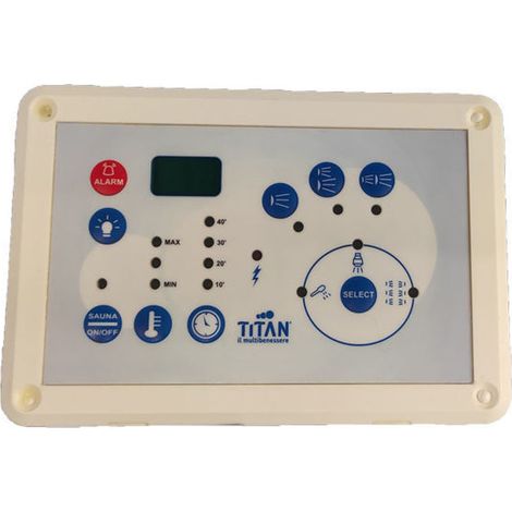 Ricambio tastiera bianca per box multifunzione Titan 16E03051 (1/3)