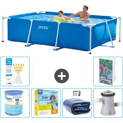 Rechteckiger Frame Pool - 260x160x65 cm - 7-teilig S50