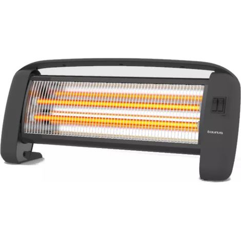 Taurus PR2SLIM Radiateur électrique noir compact 1200W (1/3)