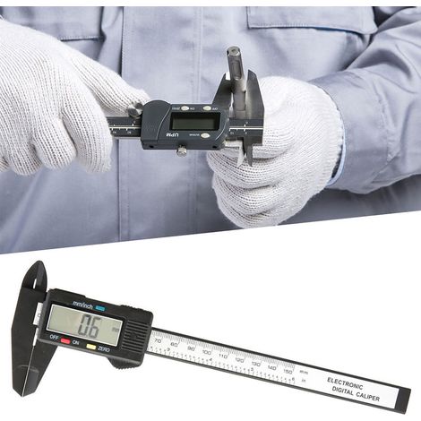 Pied à coulisse numérique LCD 150 mm (6 pouces), micromètre, outil de mesure (1/5)