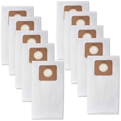 Lot de 10 sacs HEPA de type A de rechange pour aspirateurs verticaux Riccar 2000, 4000, R100, R200 et R300. (1/5)