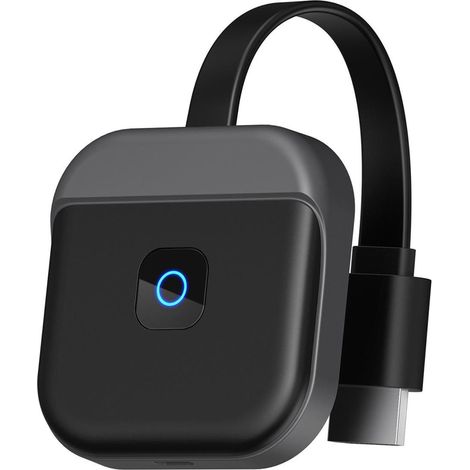 Adaptador inalámbrico HDMI 1080p, adaptador de transmisión, compatible con transmisión de 2.4 GHz, adecuado para vídeo, audio y presentaciones.