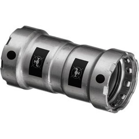 Viega Megapress-Manchon, DN 50 acier non allié, revêtement zinc-nickel Modèle 4215, 694807 (1/3)