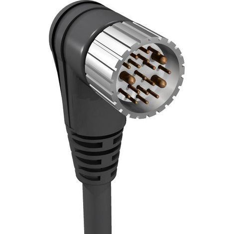 Lumberg Automation 934636560 Connecteur confectionné pour capteurs/actionneurs M23 mâle, coudé 10.00 m Nombre de pôles: 12 1 pc(s) Q643332