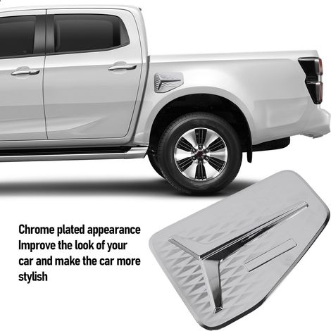 Verchromter, selbstklebender Tankdeckel für Isuzu D-Max (2021–2024) – Glänzendes ABS (1/5)