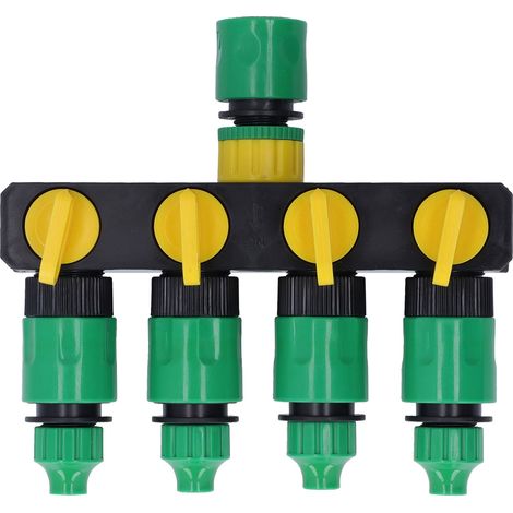Séparateur 4 voies – ABS léger – tuyau arrosage – irrigation plantes