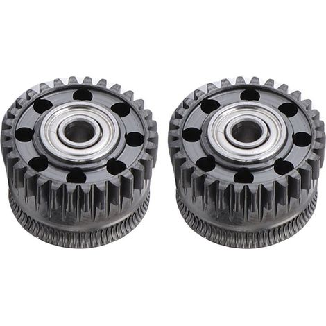 Ersatzteile für den Creality K2 Plus Extruder, 2 Stück, DLC-beschichteter gehärteter Stahl, leichtes perforiertes Design (1/5)