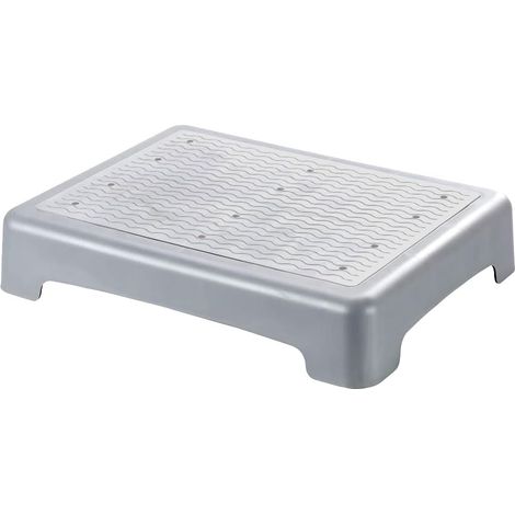Demi-escalier antidérapant de 9 cm, capacité de charge de 200 kg, escabeau portable et aide à l'entrée - Demi-escalier à une marche pour personnes âgées, douche, baignoire, voiture, extérieur (1/5)
