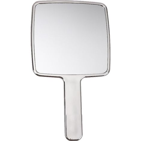Miroir à main avec poignée confortable pour hommes et femmes - Miroir de coiffeur portable pour la coupe des cheveux à l'arrière de la tête (1/5)