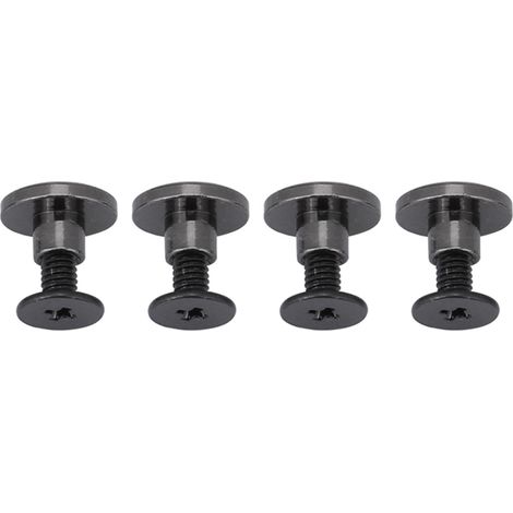 20 jeux de rivets à tête plate en laiton pour sangles de ceinture, bagages et maroquinerie (5 mm)