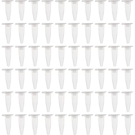 1000 Pièces 0.2ml Tube à Centrifuger en Plastique Conique, Micro Centrifugeuse Tubes Tubes de Laboratoire Conteneurs D'échantillons avec Snap Cap pour l'analyse d'échantillons en Laboratoire (1/4)