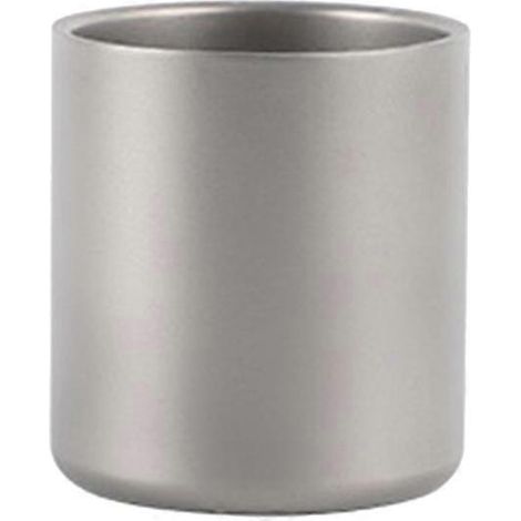 600Ml double paroi Titanium eau tasse café thé Mug pour maison bureau camping extérieur Hiking pique nique sans poignée (1/5)