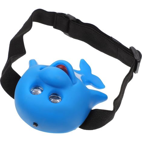 Lampe Frontale Garçon et Filles Animal en Abs Légère et Créative pour Camping et Randonnée, Lampe Montée Adorable pour Activités Extérieures des Garçon et Filles (1/5)