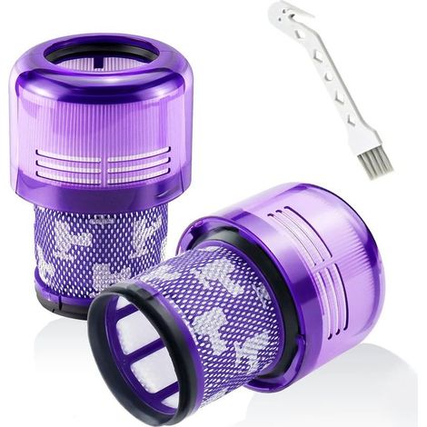 Dyson V11 Absolute Extra Pro, 2 Pack Filtres pour V11 Torque Drive Animal, V15 Detect sans fil Aspirateur SV14 SV17 SV22 Hepa Filtre de Remplacement Lavable Remplace DY-970013-0 (1/5)