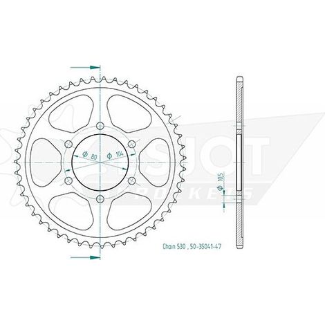 Couronne Acier compatible avec la marque BMW - 525 - 47 Dents - Similaire JTR6 - Made in Germany